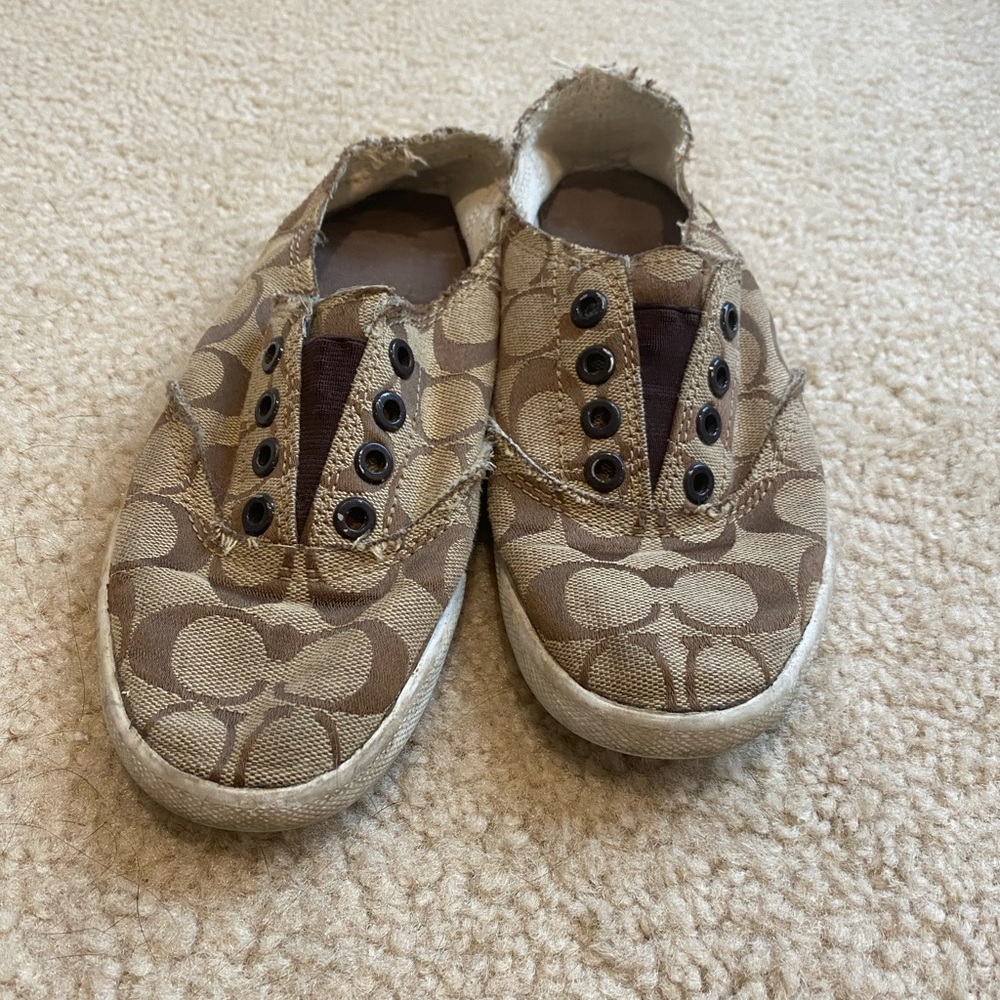 Coach slip on sneakers